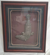 Original Omani Khanjar (Dagger) 570mm x 470mm - Framed